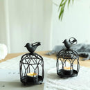 2 Pack Bird Hanging Birdcage Tealight Lantern by JHY DESIGN