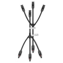 Solar Connectors M Branch Parallel Adapter Cable MMMF+FFFM Pair