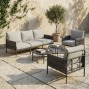 Axis Woven Rope Outdoor Sectional Set, 7-Piece