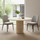 Echo Travertine Dining Table by Marmony Concept