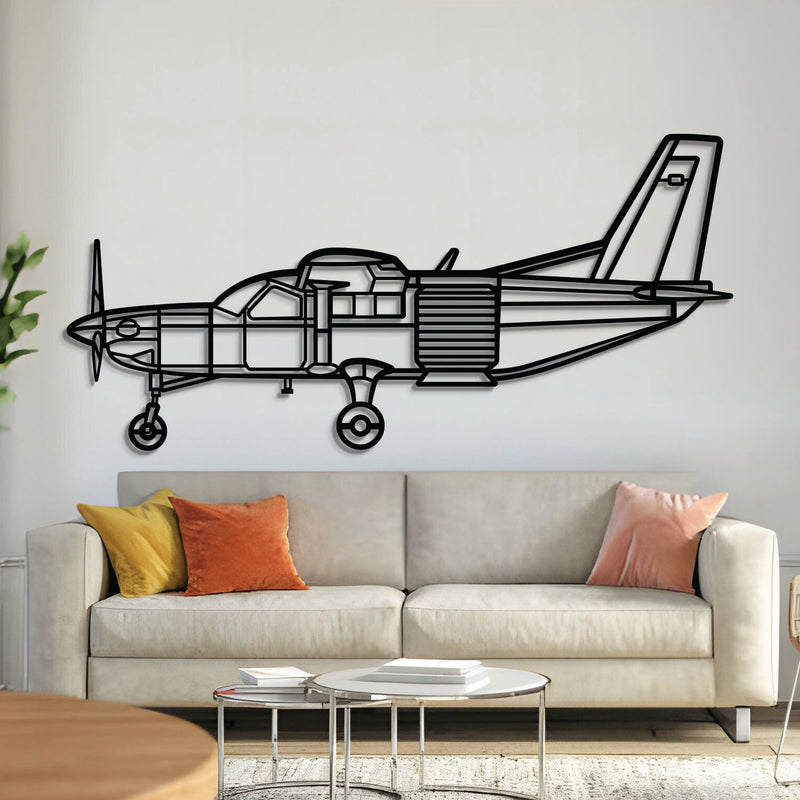 Kodiak 100 Metal Aircraft Wall Art - NCP0575