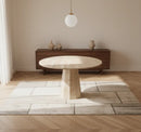 Navy Travertine Dining Table by Marmony Concept