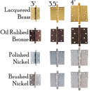 Heavy Duty Door Hinge w/Ball Tips