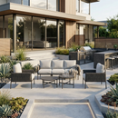 Axis Woven Rope Outdoor Sectional Set, 7-Piece