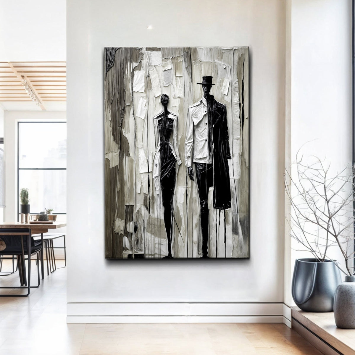 Beige & Black Minimalist Wall Art, photo 3 of 10