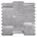 Gray 12x12 Honed Brick PVC Peel & Stick Tile (10 pack, 10 sq ft/case)