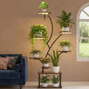 Metal 8-Tier Corner Plant Stand | Indoor Tree-Shape Plant Shelf by 2Dropme