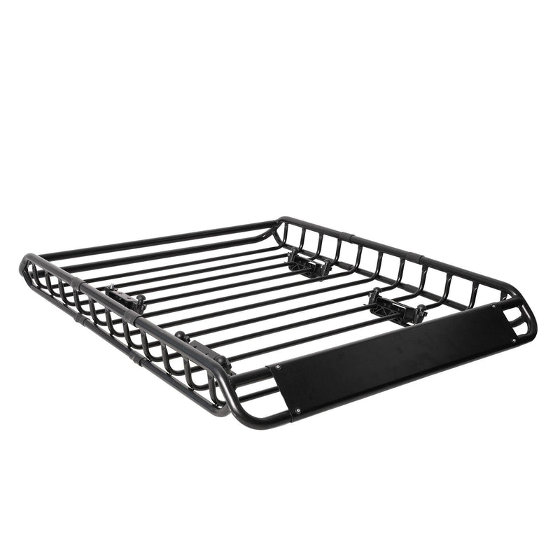 Universal Roof Rack Basket 45 x 36 Inches Rooftop Cargo Carrier Rack, 150 lbs for SUV, Truck & Car - Black Luggage Holder