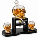Skull Skeleton Wine & Whiskey Decanter Set 750 mL