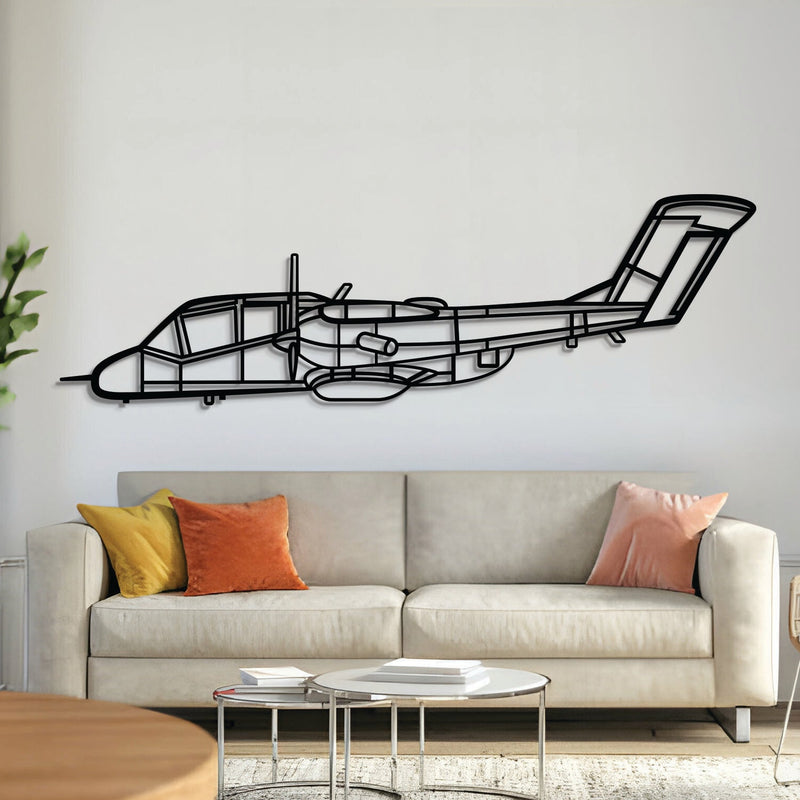 OV-10 Bronco Metal Aircraft Wall Art - NCP0591