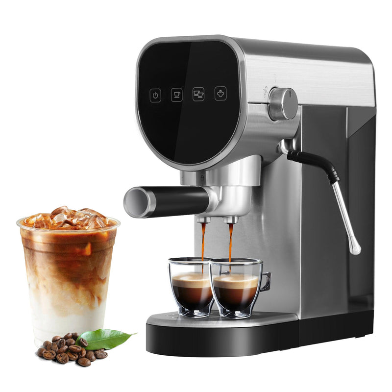 20 Bar Espresso Machine for Home with Milk Frother Wand, Coffee Maker with Digital Touch Screen