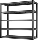 BILT HARD 3300LBS 60" W x 18" D x 72" H Garage Shelving, 5-Shelf Industrial Storage Shelves Heavy Duty, Metal Shelving Units with Adjustable Shelf, Steel Utility Shelves