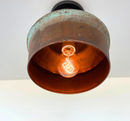 Modern Handcrafted Copper Pendant Light with Chain | 8.5" by The Lamp Goods