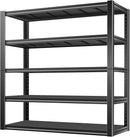 BILT HARD 3300LBS 60" W x 24" D x 72" H Garage Shelving, 5-Shelf Industrial Storage Shelves Heavy Duty, Metal Shelving Units with Adjustable Shelf, Steel Utility Shelves