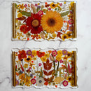 Fall Floral Resin Serving Tray Kit
