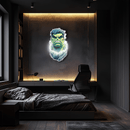 Hulk Neon Sign, Uv Print Neon, Hulk Wall Decor, Uv Print Neon Sign