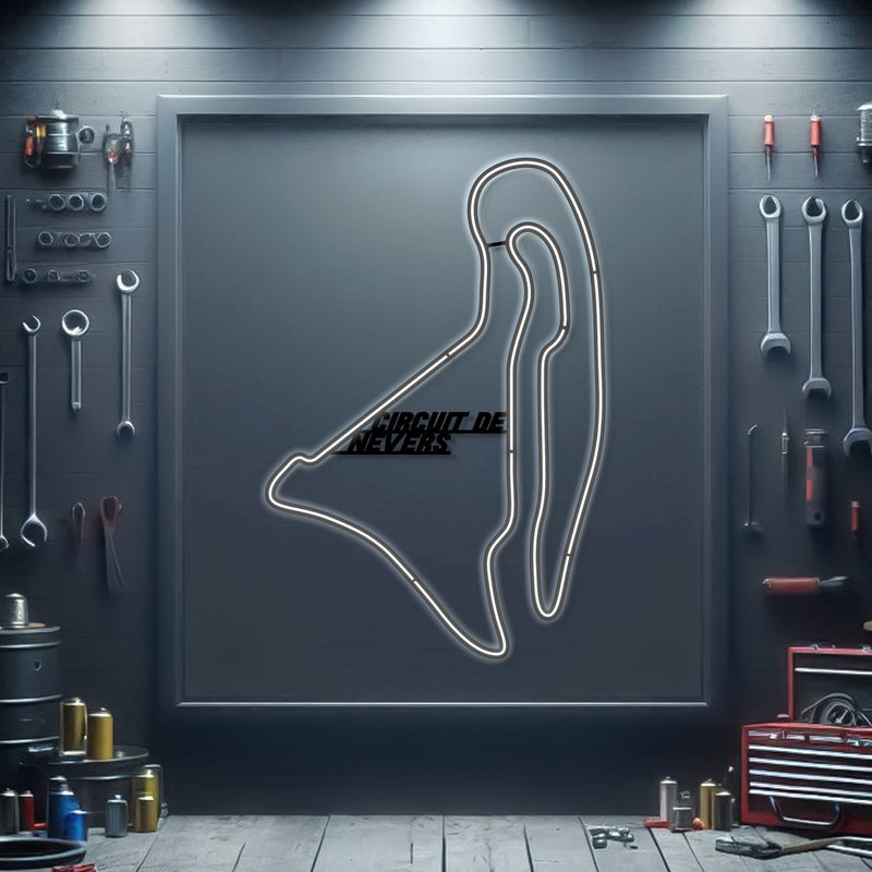 Circuit De Nevers Metal Neon Race Track - MTN0122