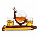 Rocket Whiskey Decanter Set, Planets Globe Decanter