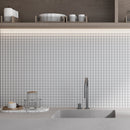 White 12x12 Matte Square Glass Mosaic Tile (10 pack, 9.67 sq ft/case)