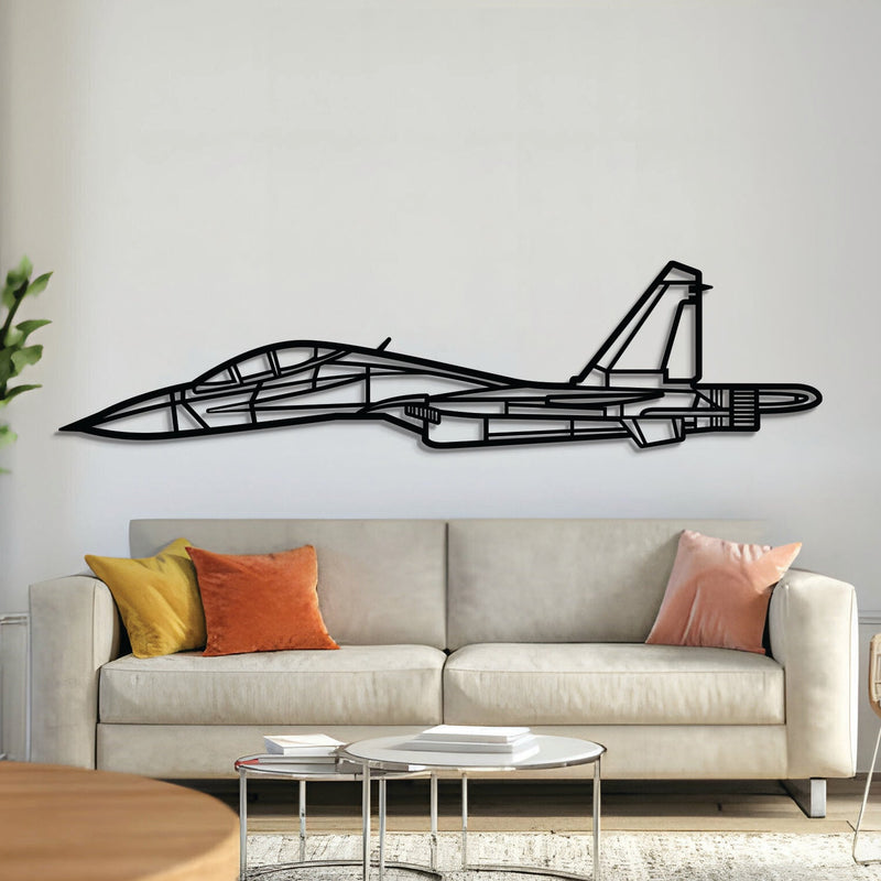 Su-30SM Metal Aircraft Wall Art - NCP0599