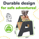 2-Step Wooden Stool for Kids by Ocodile.com
