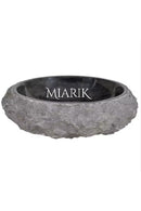 Chiseled Split-Face Marble Vessel Sink - Natural Stone Bathroom Basin