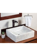 Handcrafted 100% Natural Marble Vessel Sink for Bathroom Vanity