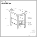 Warm Shaker - Handcrafted Table by Unique Piece Furniture