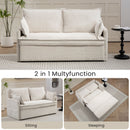 Pull Out Sofa Bed, Convertible Sleeper Sofa Couch, Side Storage, And USB / C - Type Charging Ports Chair by Unique Piece Furniture