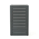 Aluminum Outdoor C-Shaped Side Table for Patio by HouseOfZazla