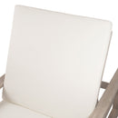 Outdoor Lounge Chairs, 5 Position Chaise Lounge With Adjustable Backrest (Set of 2) - Gray by HouseOfZazla