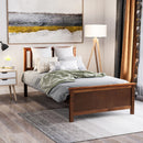 Platform Bed With Headboard, Footboard And Wood Slat Support by HouseOfZazla