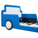 Race Car Shaped Platform Bed With Wheels by Unique Piece Furniture