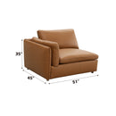 Brighton - Top Grain Modular Sectional - Brown by Unique Piece Furniture