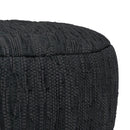 Fredrik - Round Pouf - Black by HouseOfZazla