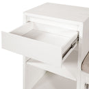 Entryway Storage Bench With Cushion, Drawers & Open Shelves by HouseOfZazla