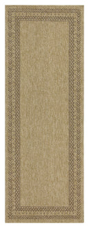 Earth GC_NTL1007 Jute/Mocha Indoor/Outdoor Area Rug