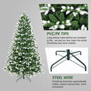 5FT Artificial Christmas Tree with White‑Tipped PE & PVC Mixed Tips