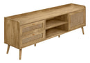 72-Inch Transitional TV Stand Console with Storage by HouseOfZazla