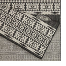 Sunshine - 5'3" X 7'3" Indoor, Outdoor Area Rug Polypropylene - Anthracite