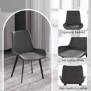 Modern Dining Chair Living Room Metal Leg Dining Chair (Set of 2) by HouseOfZazla