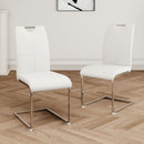 Modern Dining Chairs With Padded Seat And Metal Legs by HouseOfZazla
