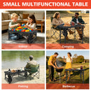 2FT Camping Table with Mesh Desktop, Lightweight & Portable by HouseOfZazla