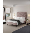 Crosby - Bed With Upholstered Headboard And Slats by HouseOfZazla