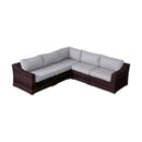 Outdoor Wicker Sofa Seating Group With Cushions by HouseOfZazla