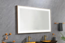 60x36 LED Lighted Bathroom Wall Mounted Mirror with High Lumen+Anti-Fog Separately Control