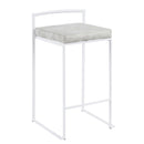 Fuji - Simple Elegance, Contemporary Stackable Counter Stool by Unique Piece Furniture