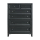 6 Drawer Chest With Knobs And Smooth Slides by HouseOfZazla