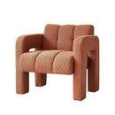 31.10" Boucle Upholstered Accent Chair by Unique Piece Furniture
