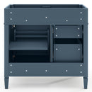 Bathroom Vanity With 2 Drawers And Tip-Out Drawer, Storage Cabinet by HouseOfZazla